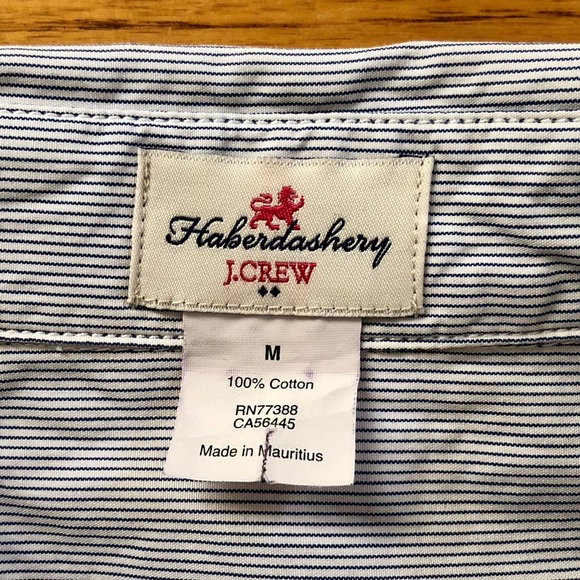 Blue & White Pin Stripe Long Sleeve Button Down - Picture 5 of 7